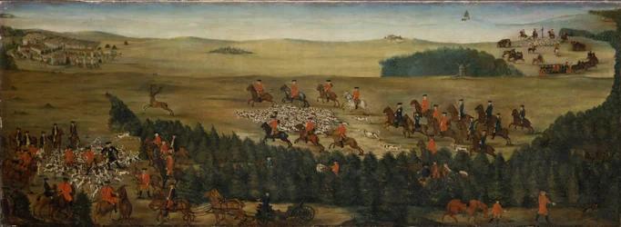 Hirschjagd mit Friedrich Wilhelm I. von Preußen